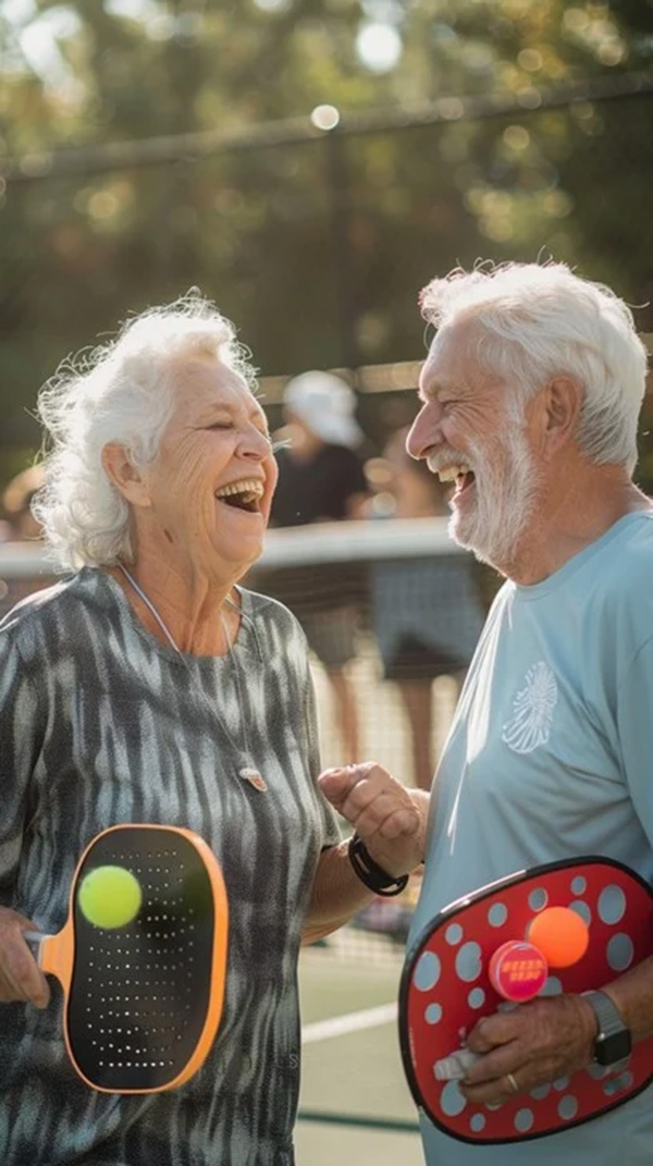 pickleball cho người cao tuổi