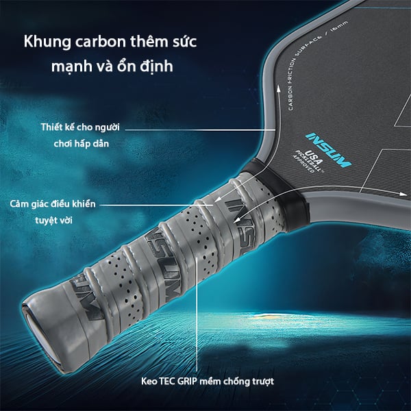 vợt pickleball ama insum t1000